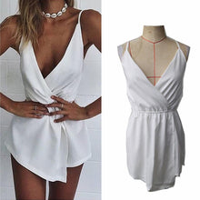 Sleeveless Romper V Neck Sexy Women Party Bodycon Playsuit Summer Beach Evening Jumpsuits For Women#212