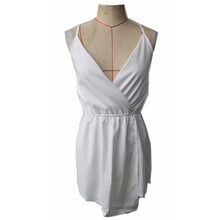 Sleeveless Romper V Neck Sexy Women Party Bodycon Playsuit Summer Beach Evening Jumpsuits For Women#212