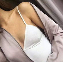 Sleeveless Tank Top For Women Cotton Blend Sexy V Neck Solid Crop Tops Cami Tank Tops Female Summer Style #25
