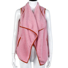 Sleeveless Women Coats Irregular Soft Artificial Lambswool Hem Casual Warm Autumn Wintwe Camperas Mujer#C930