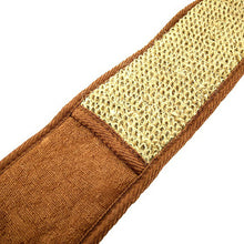 Soft Exfoliating Flax Cotton Back Strap for Bath Brush Shower Massage Spa Scrubber