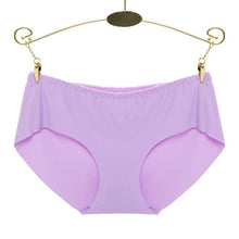 Solid Ice Silk Mid-Rise Underwear Incognito Suit for Dress Briefs Slimming Pants Menstruation Underwear Mutande #B707