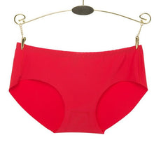 Solid Ice Silk Mid-Rise Underwear Incognito Suit for Dress Briefs Slimming Pants Menstruation Underwear Mutande #B707