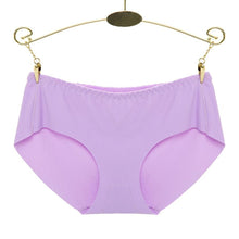 Solid Ice Silk Mid-Rise Underwear Incognito Suit for Dress Briefs Slimming Pants Menstruation Underwear Mutande #B707