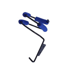 Spiral Hair Dryer Stand Holder Iron Blower Wall Mount Bracket Black