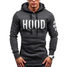 Spring Autumn 2016 Fashion Sweatshirt For Men Slim Hoodie Long Sleeve Letter Print Pullover Sweatshirt Hooded Outwear Tops Men