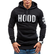 Spring Autumn 2016 Fashion Sweatshirt For Men Slim Hoodie Long Sleeve Letter Print Pullover Sweatshirt Hooded Outwear Tops Men