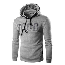 Spring Autumn 2016 Fashion Sweatshirt For Men Slim Hoodie Long Sleeve Letter Print Pullover Sweatshirt Hooded Outwear Tops Men