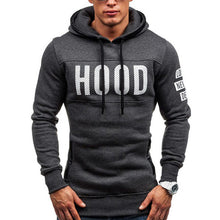 Spring Autumn 2016 Fashion Sweatshirt For Men Slim Hoodie Long Sleeve Letter Print Pullover Sweatshirt Hooded Outwear Tops Men