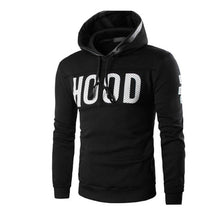 Spring Autumn 2016 Fashion Sweatshirt For Men Slim Hoodie Long Sleeve Letter Print Pullover Sweatshirt Hooded Outwear Tops Men