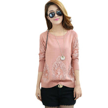 Spring Autumn New Fashion Loose Cashmere Pullover Women Knitted Sweater Hedging Round Neck Outwear Female Plus Size 70082