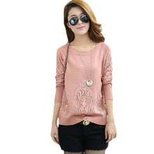Spring Autumn New Fashion Loose Cashmere Pullover Women Knitted Sweater Hedging Round Neck Outwear Female Plus Size 70082