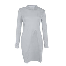 Spring Autumn Winter Women Sweater Splite Solid Warm Long Knitted Sweaters and Pullovers For Women Turtleneck Ladies Jumper #WY