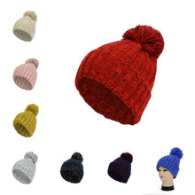 Spring Winter 2016 Fashion Hats For Women Solid Kintting Beanies Female Crochet Cap Hat Pompons Ball Caps Chapeu Feminino