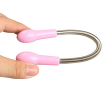 Stainless Steel Coil Spring Facial Hair Threading Epilator Implement remover