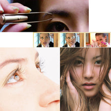 Stainless Steel Make Up Tool LED Light Eyelash Eyebrow Hair Removal Tweezer