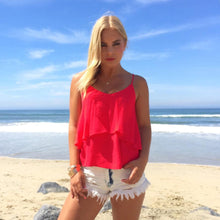 Strapless Top Chiffon Backless Solid Loose Tank Crop Tops Vest Shirt Casual Beah Summer Halter Tops#B721