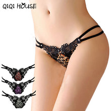 String Leopard Thongs G-string Sexy Women Thongs G-string Panties T-back Panties Knickers Lingerie Underwear Vestidos#3546