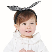 Striped Rabbit Headbands Elastic Girl Headbands Rabbit Ears Headwear Cute Korean Headdress Accessoire Cheveux#121
