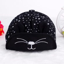 Summer 2016 Kids Snapback Caps Baby Kitten Baseball Cap Kids Cotton Blended Peaked Sun Hat For Children Casquette gorras