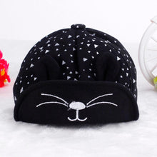 Summer 2016 Kids Snapback Caps Baby Kitten Baseball Cap Kids Cotton Blended Peaked Sun Hat For Children Casquette gorras
