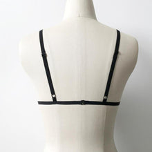 Summer 2017 Alluring Women sexy Bra Elastic Bandage Bra Strappy Hollow Out Bustier cropped feminino Black #23