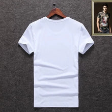 Summer 2017 New Cool T shirts Letter Skull Diamonds t-shirt Short Sleeve Casual Plus Size tops 2250
