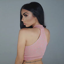 Summer 2017 Sexy Short Women Tank Top Sleeveless Ladies Camisole Strap Vest Tops Solid Slim Cropped Feminino Crop Top Women #23