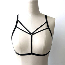 Summer 2017 Sexy Women Hollow Out Elastic sexy Bra Crop Top harajuku Bandage Strappy Halter Bra Bustier Top Galter #43