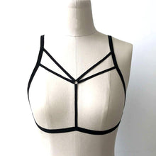 Summer 2017 Sexy Women Hollow Out Elastic sexy Bra Crop Top harajuku Bandage Strappy Halter Bra Bustier Top Galter #43