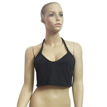 Summer Strappy Bra Solid Black Hollow Out Sexy Cotton Crop Bra Top Crop Top Mujer Ropa Mujer #B803