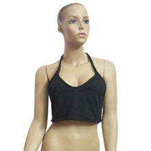 Summer Strappy Bra Solid Black Hollow Out Sexy Cotton Crop Bra Top Crop Top Mujer Ropa Mujer #B803