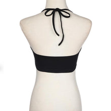 Summer Style 2017 Tank Top Women Sleeveless I have no feel Letter Halter Neck Backless Crop Tops Short Vest Female #23