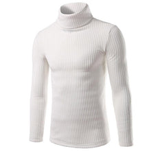 Sweater Men Turtleneck Warm Long Sleeve Casual Sweater Solid Pullover Men Sueter Hombre#212