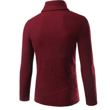 Sweater Men Turtleneck Warm Long Sleeve Casual Sweater Solid Pullover Men Sueter Hombre#212