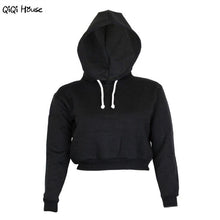 Sweatshirt For Women Cropped Hoodie Sweatshirt Autumn 2016 Women Long Sleeve Autumn Pullover Moletom Feminino Com Capuz#A126