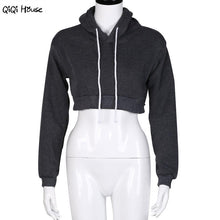 Sweatshirt For Women Cropped Hoodie Sweatshirt Autumn 2016 Women Long Sleeve Autumn Pullover Moletom Feminino Com Capuz#A126
