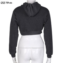 Sweatshirt For Women Cropped Hoodie Sweatshirt Autumn 2016 Women Long Sleeve Autumn Pullover Moletom Feminino Com Capuz#A126
