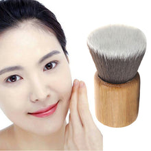 TOP Quality Bamboo Handle Single Brush Mini Flat Head Foundation Brush Professional Cosmetic Facial Make up Brush Kit