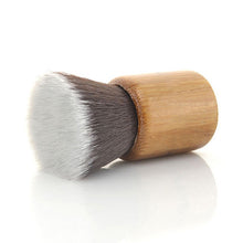 TOP Quality Bamboo Handle Single Brush Mini Flat Head Foundation Brush Professional Cosmetic Facial Make up Brush Kit