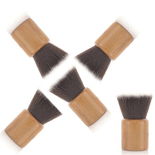 TOP Quality Bamboo Handle Single Brush Mini Flat Head Foundation Brush Professional Cosmetic Facial Make up Brush Kit