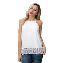 Tank Top Women Fashion Top 2017 Strap Sexy White Tops For Women New Arrival Solid Lace Cami Female #52