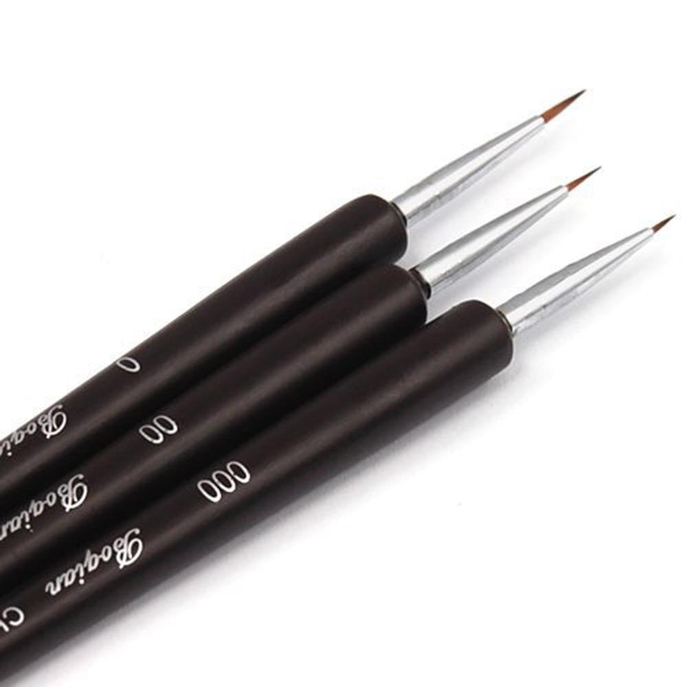 Toopoot 2016 Luxury brand 3Pcs Dotting Painting Drawing UV Gel Liner Polish Brush Tool Nail Art Pen Professional