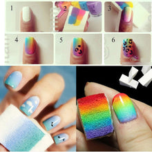 Toopoot 2017 12 pcs Nail Art Sponges Stamp Stamping Polish Template Transfer Manicure DIY Tool Top Quality