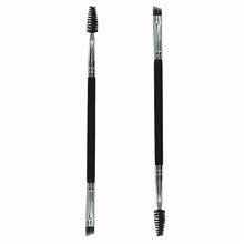 Toopoot 2017 1PCS Makeup Bamboo Handle Double Eyebrow Brushes and Eyebrow Comb Top Quality