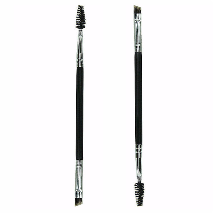 Toopoot 2017 1PCS Makeup Bamboo Handle Double Eyebrow Brushes and Eyebrow Comb Top Quality