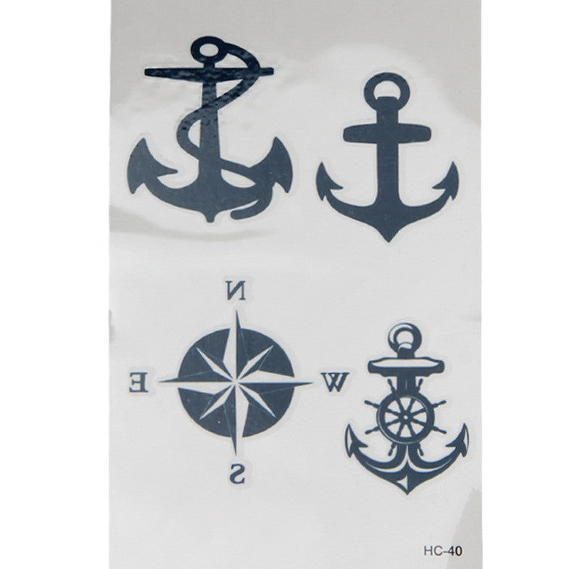 Toopoot 2017 1Pcs Waterproof Tattoo Stickers Temporary Tatoo men