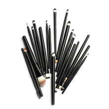 Toopoot 2017 20PCS Makeup Brushes Set Cosmetic Tools Make up Brush and 1pcs Foundation Puff Sponges Top Quality
