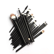 Toopoot 2017 20PCS Makeup Brushes Set Cosmetic Tools Make up Brush and 1pcs Foundation Puff Sponges Top Quality