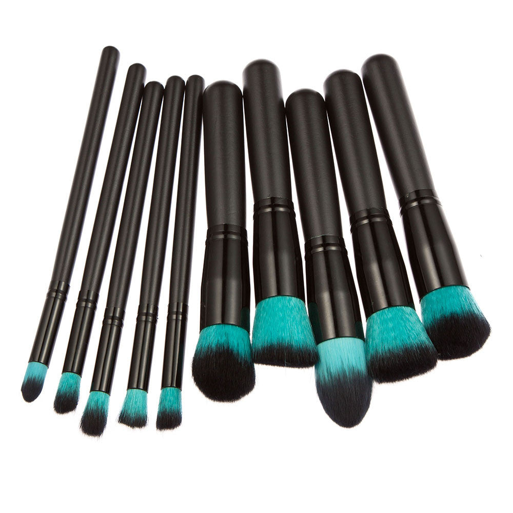 Toopoot 2017 Professional 10PCS Cosmetic Makeup Brushes Set Foundation Powder Eyeshadow Make up Brush Natural Cheap Wholesale
